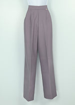 Vintage 70s Greyish Purple LEVI STRAUSS & CO. Straight Leg Polyester Dress Pants - 10