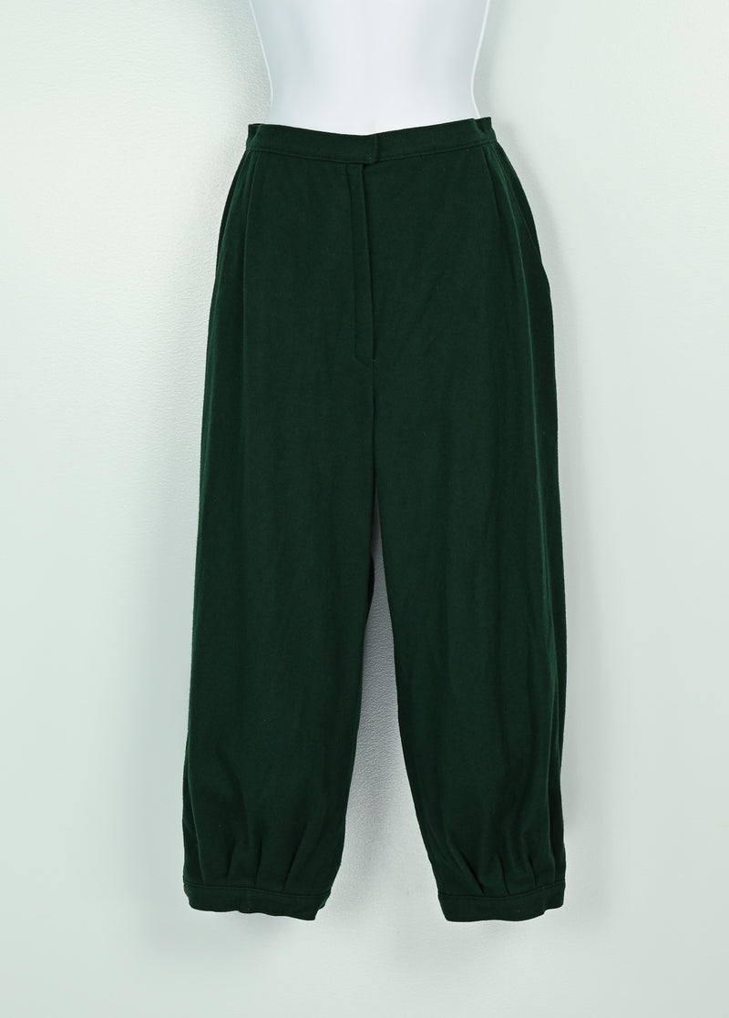 Vintage 60s Green Wool KNOCKABOUTS BY PENDLETON Capris Dress Pants - 10