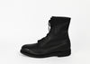 Vintage Black 1987 ADDISON SHOE COMP. 10 Hole Military Combat Boots - 9 XW