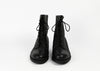 Vintage Black 1987 ADDISON SHOE COMP. 10 Hole Military Combat Boots - 9 XW