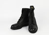 Vintage Black 1987 ADDISON SHOE COMP. 10 Hole Military Combat Boots - 9 XW