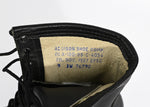 Vintage Black 1987 ADDISON SHOE COMP. 10 Hole Military Combat Boots - 9 XW