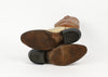 Vintage Beige & Brown JUSTIN Leather Cowboy Boots - 8 D