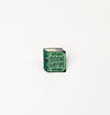 Turquoise Book Worm Enamel Pin