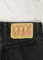 Vintage 90s Black MIMI High Waisted Straight Leg Denim Jeans - 11