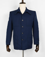 Vintage 70s/80s Dark Blue DONCASTER Polyester Blazer Jacket