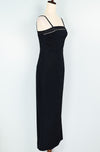 Vintage 90s Dark Blue BYER TOO! California Formal Maxi Dress - 7