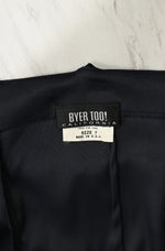 Vintage 90s Dark Blue BYER TOO! California Formal Maxi Dress - 7