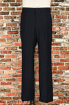 Vintage 70s/80s Black LEVI'S Action Slacks Polyester Dress Pants