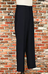 Vintage 70s/80s Black LEVI'S Action Slacks Polyester Dress Pants