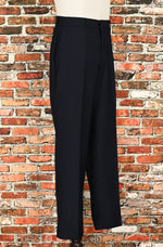 Vintage 70s/80s Black LEVI'S Action Slacks Polyester Dress Pants