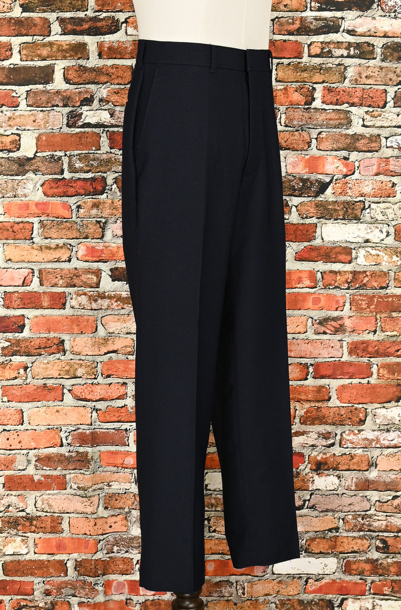Vintage 70s/80s Black LEVI'S Action Slacks Polyester Dress Pants