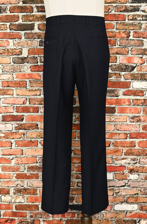Vintage 70s/80s Black LEVI'S Action Slacks Polyester Dress Pants