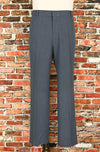 Vintage 70s/80s Greyish Blue LEVI'S Action Slacks Polyester Dress Pants