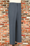Vintage 70s/80s Greyish Blue LEVI'S Action Slacks Polyester Dress Pants