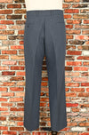 Vintage 70s/80s Greyish Blue LEVI'S Action Slacks Polyester Dress Pants