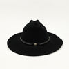 Vintage Black Wool EDDY BROS "Rogo II Western Cowboy Hat - 7-1/4