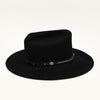 Vintage Black Wool EDDY BROS "Rogo II Western Cowboy Hat - 7-1/4