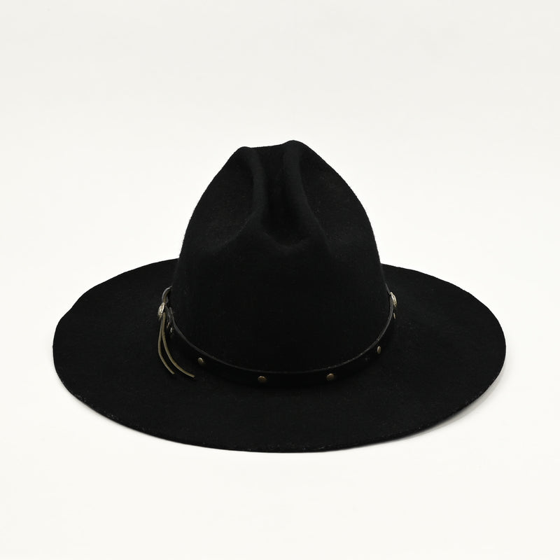 Vintage Black Wool EDDY BROS "Rogo II Western Cowboy Hat - 7-1/4
