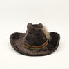 Vintage Greyish Brown Faux Fur ROCKMOUNT RANCHWEAR Custom Fitted Cowboy Hat - 17 Medium