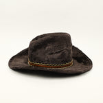 Vintage Greyish Brown Faux Fur ROCKMOUNT RANCHWEAR Custom Fitted Cowboy Hat - 17 Medium