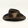 Vintage Greyish Brown Faux Fur ROCKMOUNT RANCHWEAR Custom Fitted Cowboy Hat - 17 Medium