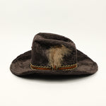 Vintage Greyish Brown Faux Fur ROCKMOUNT RANCHWEAR Custom Fitted Cowboy Hat - 17 Medium