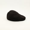 Dark Brown Chevron Wool BAILEY OF CALIFORNIA Newsboy Scally Cap - Small