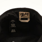 Dark Brown Chevron Wool BAILEY OF CALIFORNIA Newsboy Scally Cap - Small