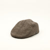 Beige & Brown Chevron Textured Wool BAILEY OF CALIFORNIA Newsboy Scally Cap