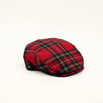 NWT - Red Plaid LIPODO Newsboy Scally Cap
