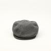 Vintage 80s Grey Wool Adjustable Buckle Back Newsboy Scally Cap - Medium 7-7-1/8