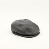 Vintage 80s Grey Wool Adjustable Buckle Back Newsboy Scally Cap - Medium 7-7-1/8