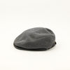 Vintage 80s Grey Wool Adjustable Buckle Back Newsboy Scally Cap - Medium 7-7-1/8