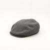 Vintage 80s Grey Wool Adjustable Buckle Back Newsboy Scally Cap - Medium 7-7-1/8