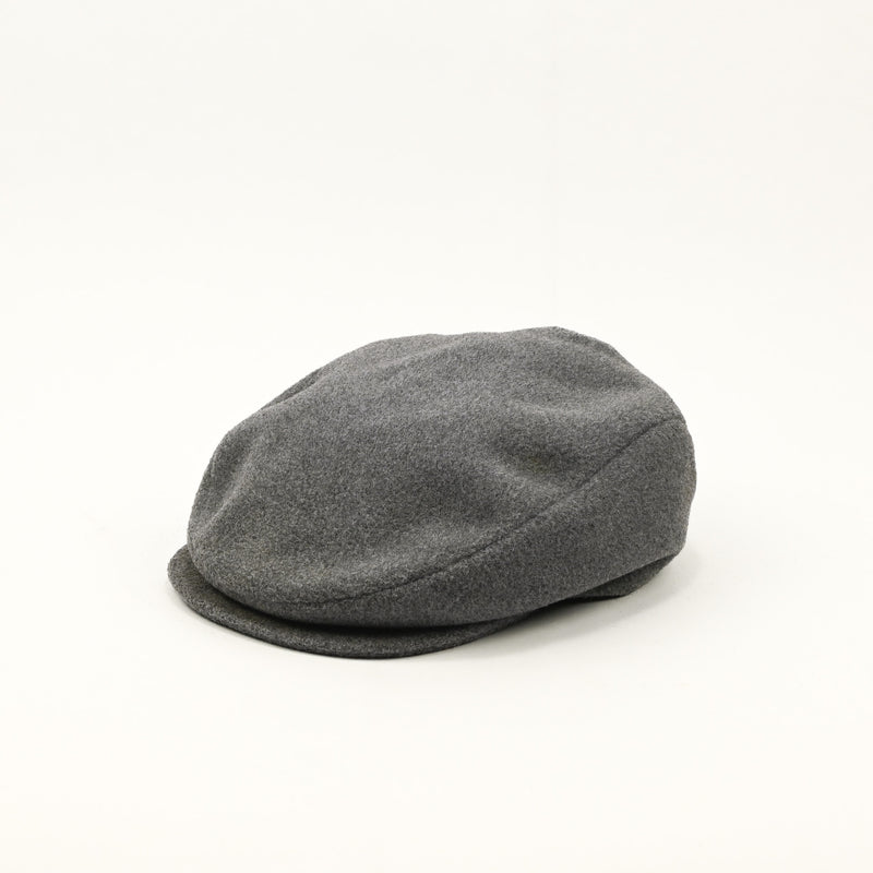 Vintage 80s Grey Wool Adjustable Buckle Back Newsboy Scally Cap - Medium 7-7-1/8