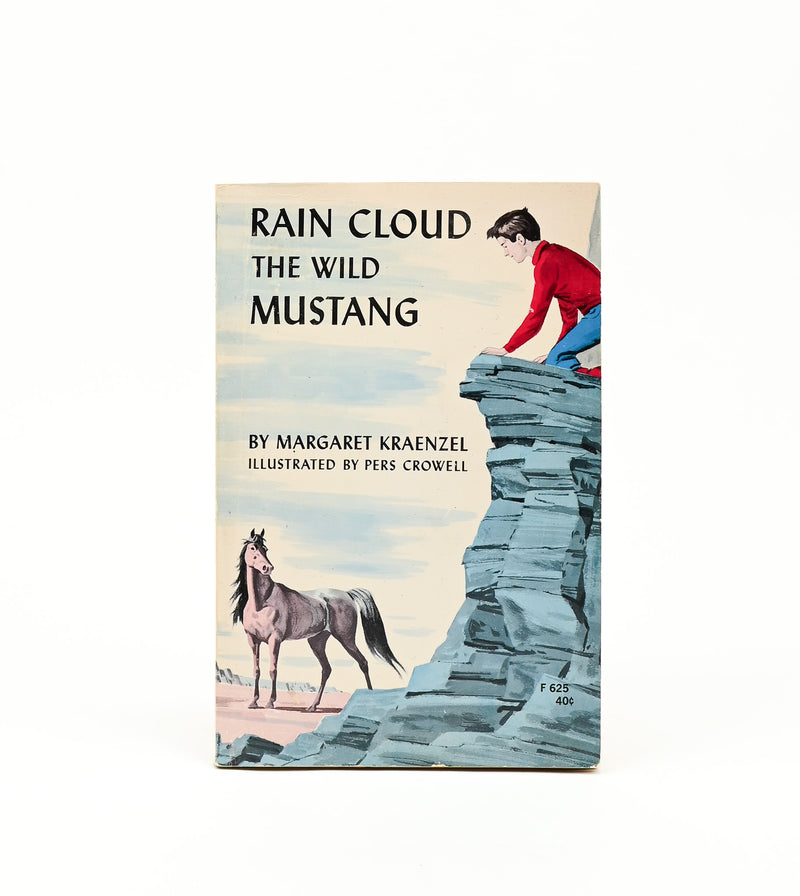 1967 Edition - RAIN CLOUD THE WILD MUSTANG - Margaret Kraenzel - Paperback Book