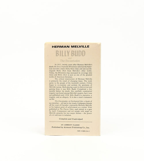 1966 Edition - BILLY BUD AND THE ENCANTADAS - Herman Melville - Paperback Book