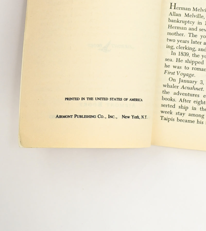 1966 Edition - BILLY BUD AND THE ENCANTADAS - Herman Melville - Paperback Book