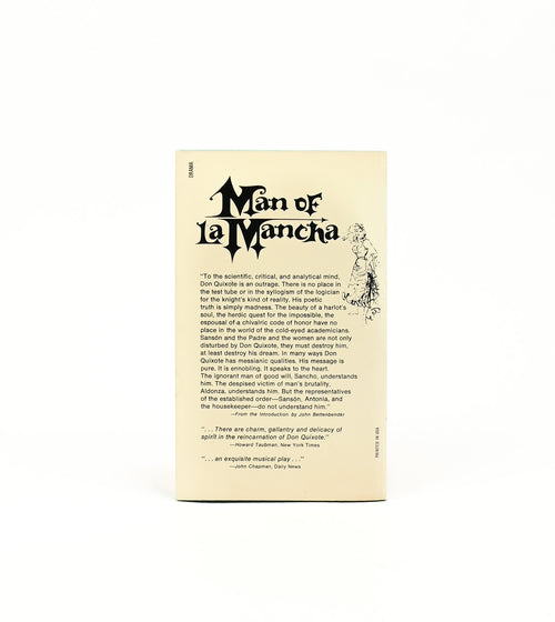 1972 6th Laurel Printing - MAN OF LA MANCHA - Wasserman, Darion, & Leigh - Paperback Book