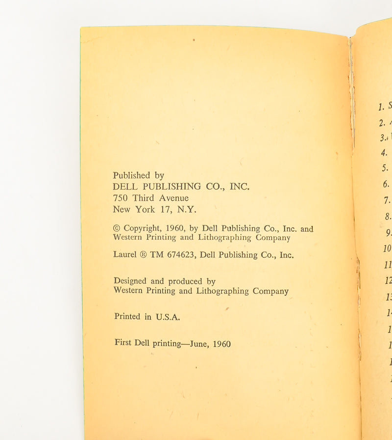 1960 1st Dell Printing - THE SWISS FAMILY ROBINSON - Johann Wyss - Paperback Book