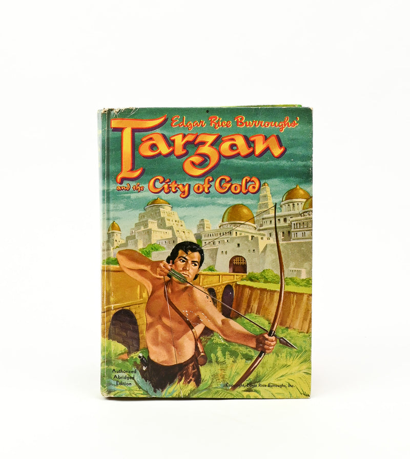 Authorized Abridged Edition - TARZAN AND THE CITY OF GOLD - Edgar Rice Burroughs - Hardback Book