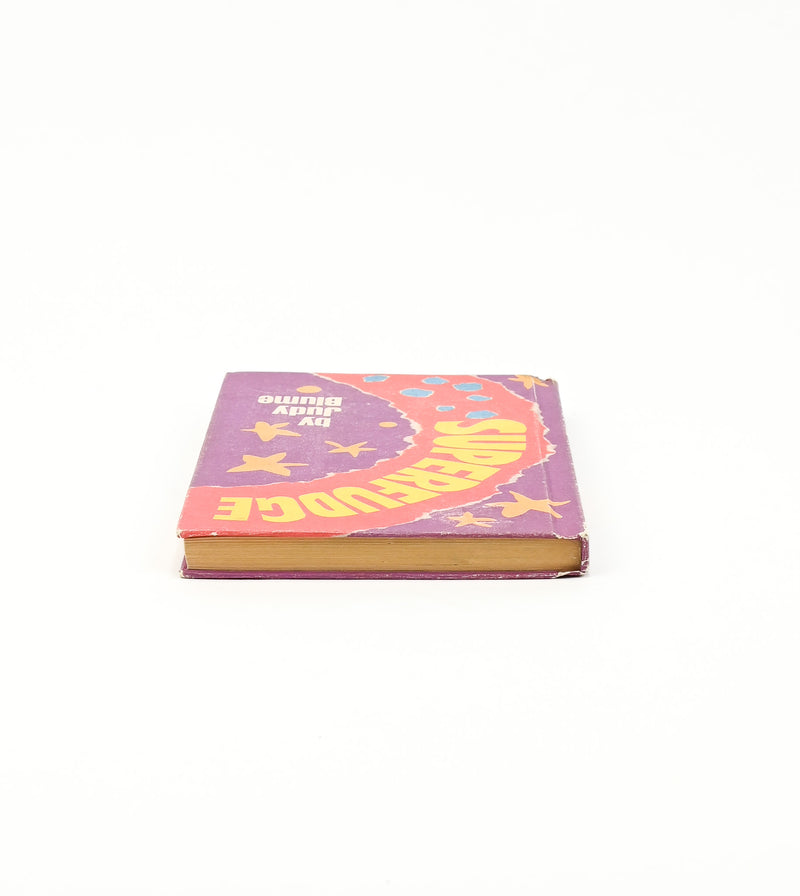 1980 Weekly Reader Edition - SUPERFUDGE - Judy Blume - Hardback Book