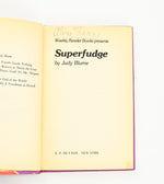 1980 Weekly Reader Edition - SUPERFUDGE - Judy Blume - Hardback Book