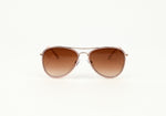 Pink & Champagne HALSTON Aviator Sunglasses