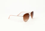 Pink & Champagne HALSTON Aviator Sunglasses