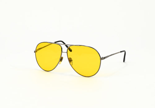 Gold Lens Aviator Sunglasses