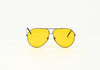 Gold Lens Aviator Sunglasses