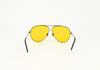 Gold Lens Aviator Sunglasses