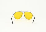 Gold Lens Aviator Sunglasses